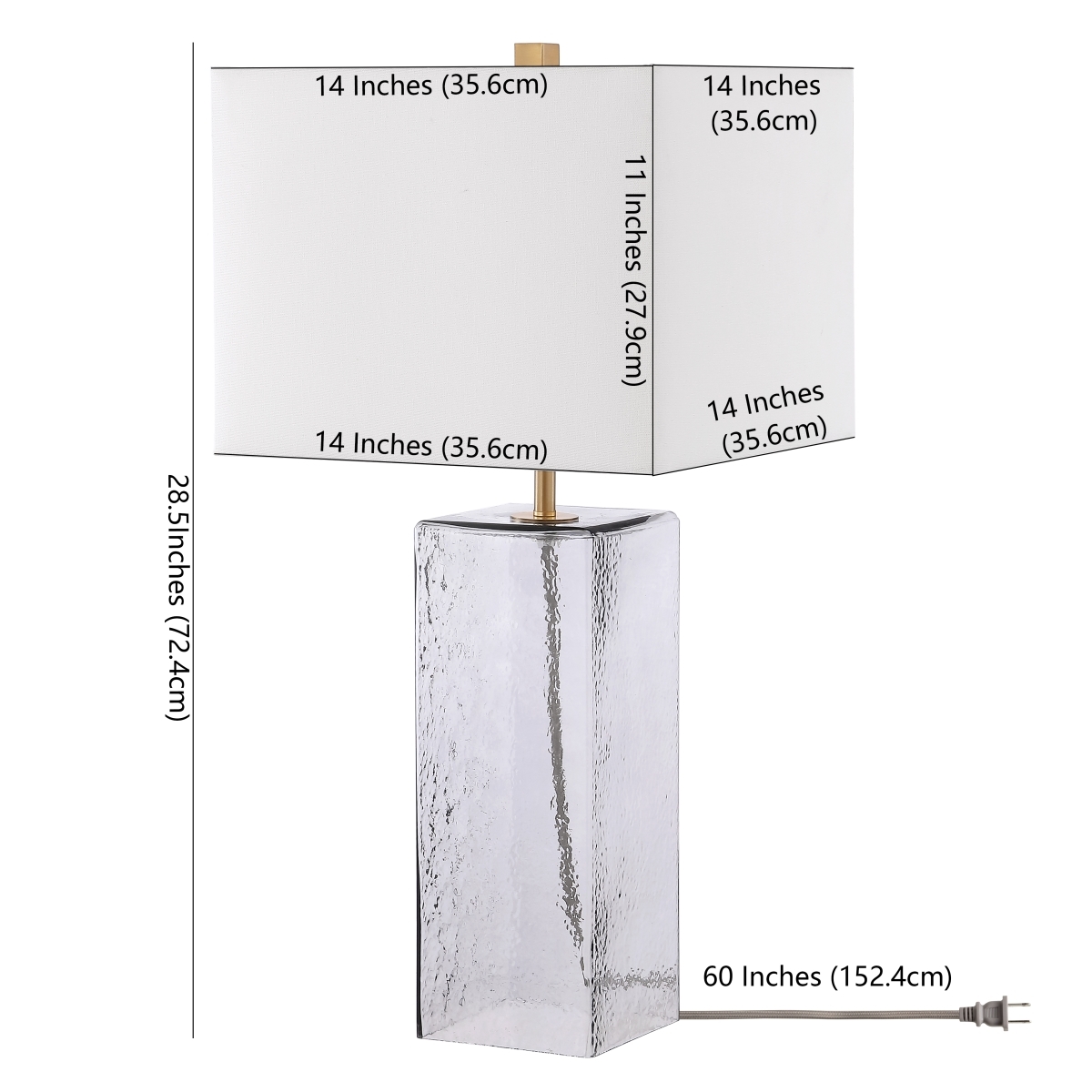 Memris 28.5" Table Lamp - Grey - Image 0