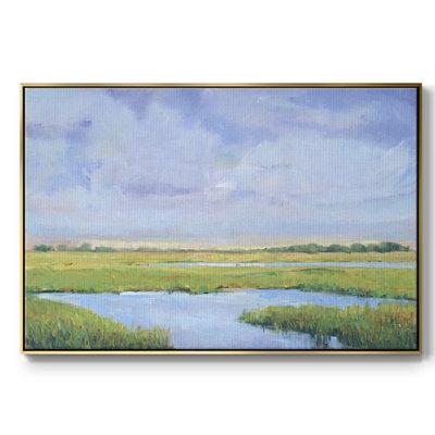 Summer Marsh I Framed On Canvas Print - Image 0