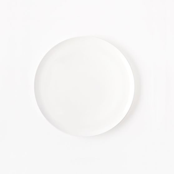Rim Bone China Dessert Plate, Individual, White - Image 0