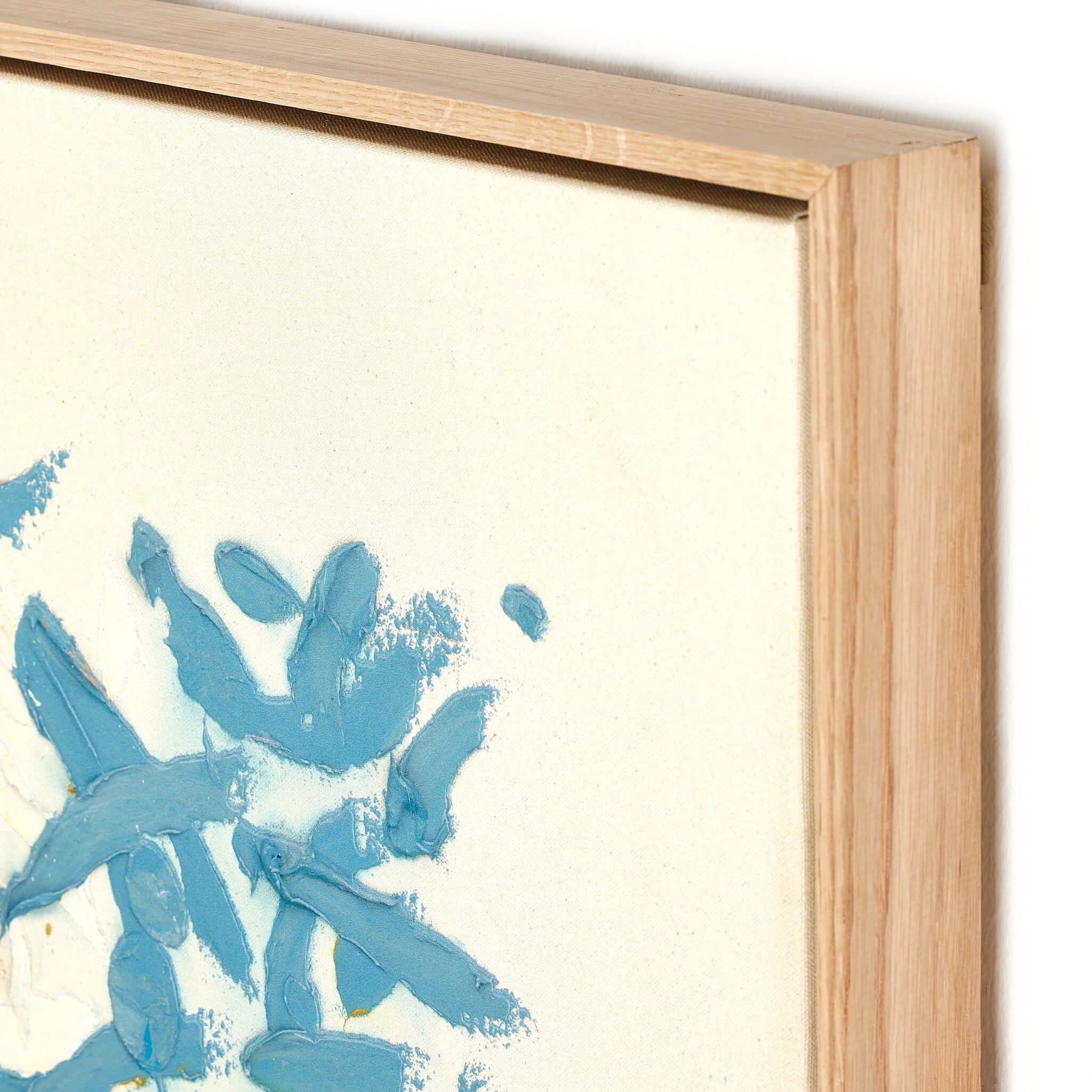 Our Hands Are Open No. 18 by Tyler Guinn - Vertical Grain White Oak Floater - Image 1
