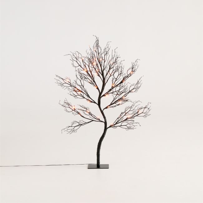 Faux Pre-Lit Black Branch Tree 3' - Image 0