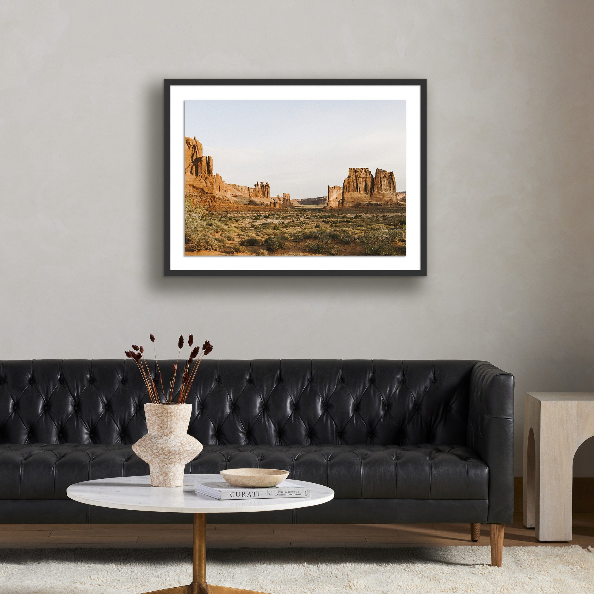 Three Gossips - Moab, Ut by Wesley and Emma Teague - Black 1.5 Maple - Image 2