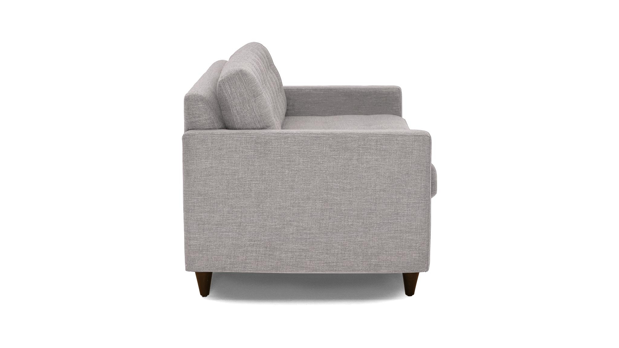 Purple Eliot Mid Century Modern Sleeper Sofa - Sunbrella Premier Wisteria - Mocha - Standard Foam - Image 2