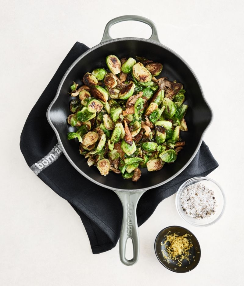 Le Creuset ® Signature 10.25" Thyme Enameled Cast Iron Skillet - Image 3