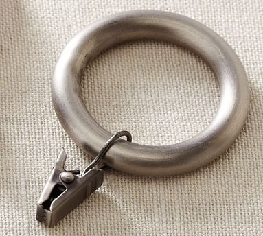 PB Standard Clip Ring, Single, Small, Pewter Finish - Image 0