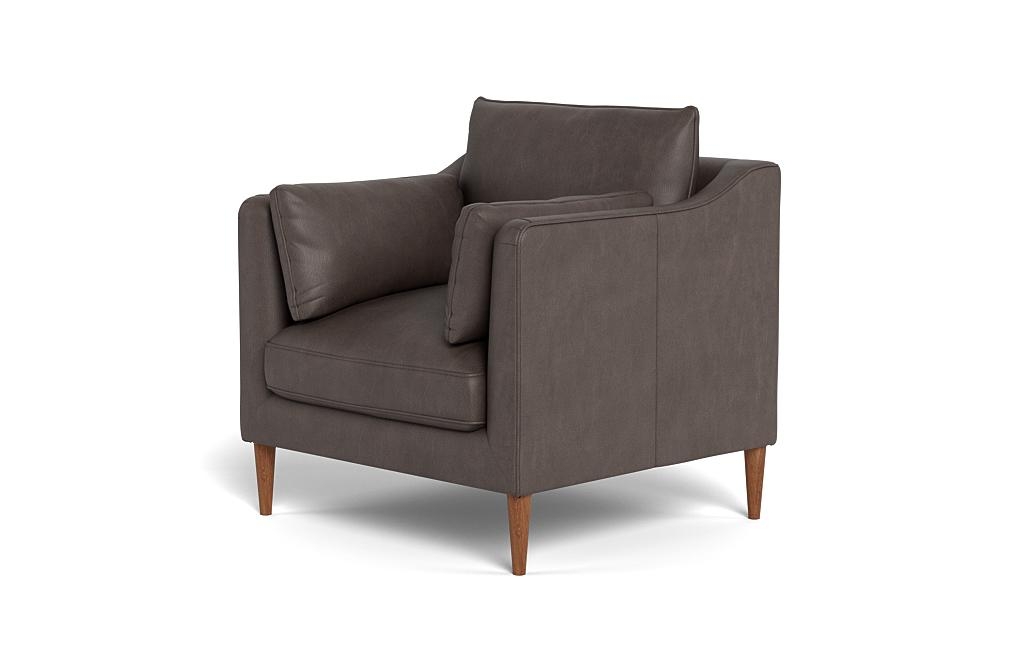 Caitlin Leather Petite Chair by The EverygirlÃ?Â® - Image 2