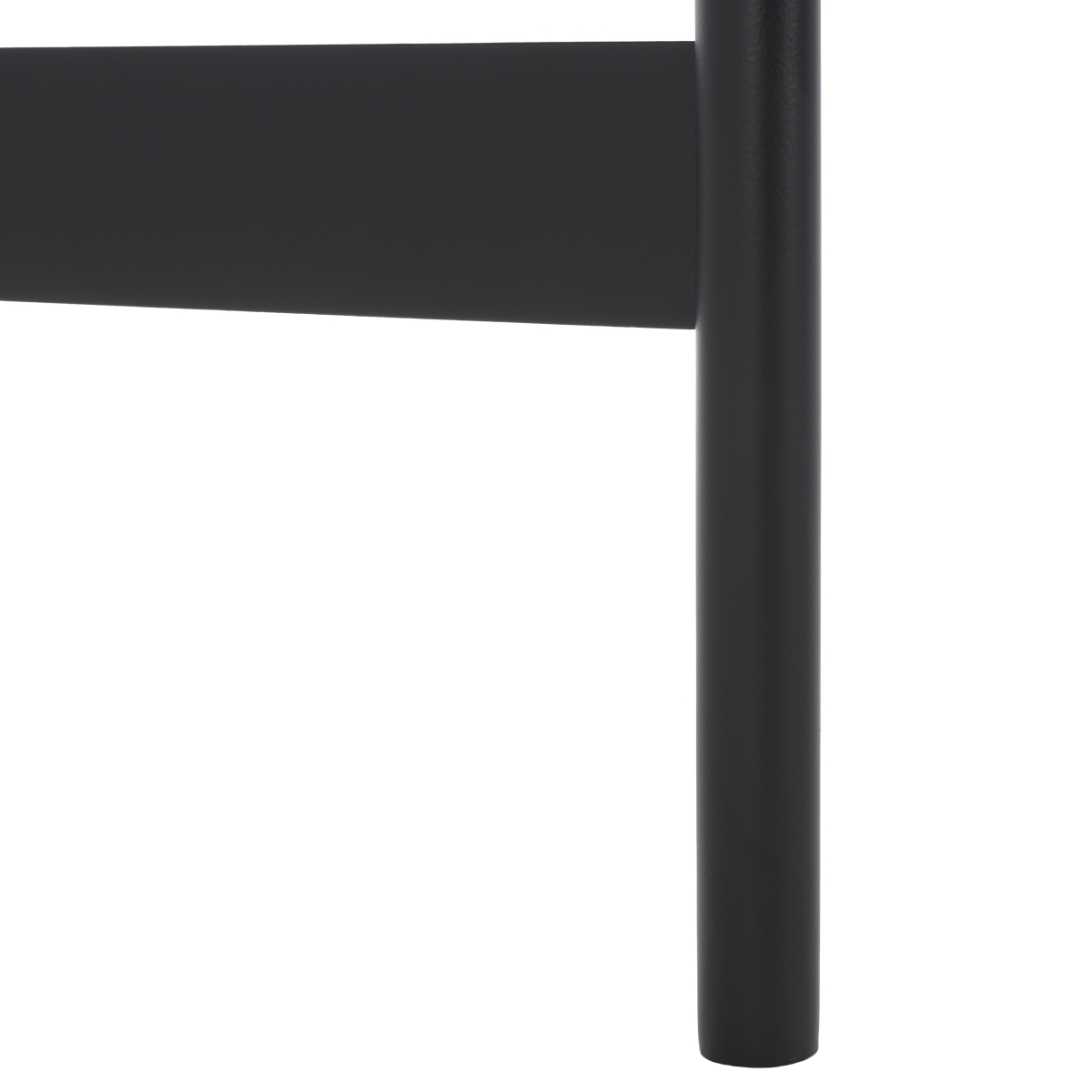 Rozalia Cast Glass Accent Table - Black/Clear - Image 3