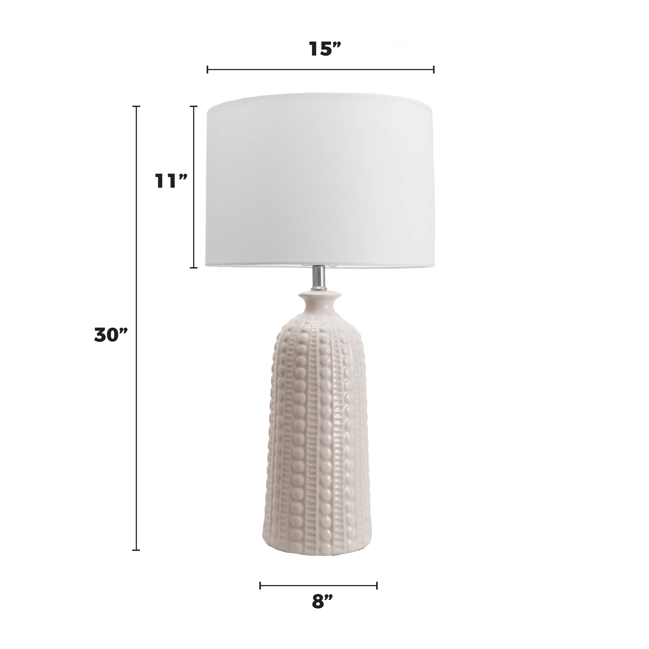 Flint Ceramic Table Lamp, 30" - Image 2