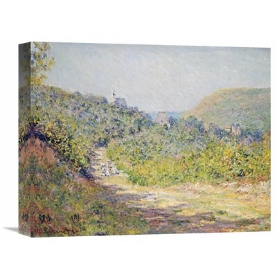 'Aux Petites-Dalles, 1884' by Claude Monet Painting Print on Wrapped Canvas - Image 0