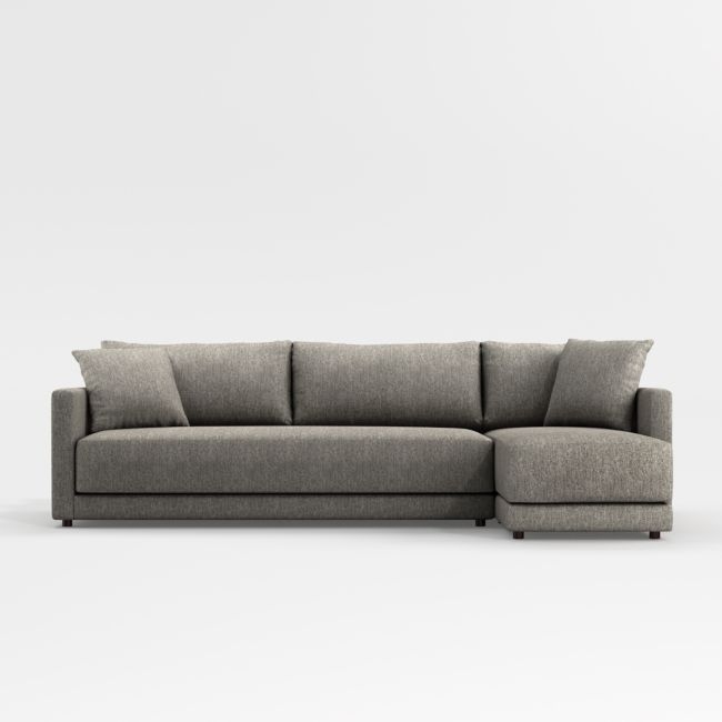 Gather Deep 2-Piece Chaise Bench Sectional Sofa - Image 0