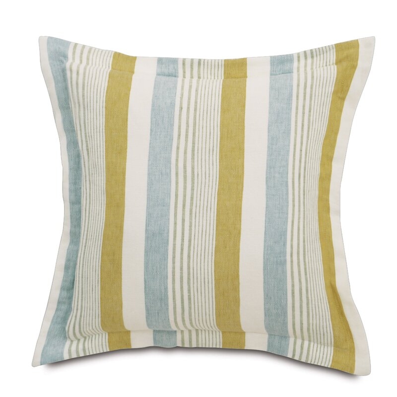 Eastern Accents Magnolia Striped Linen Throw Pillow & Insert - Image 0