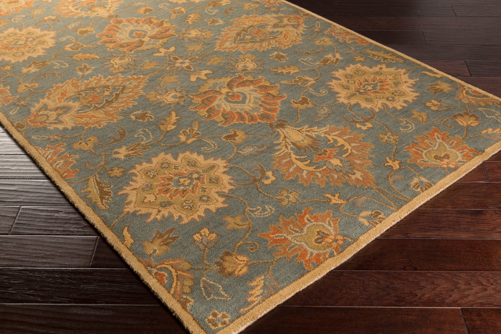 Caesar Green Indoor 4' x 4' Handmade Rug - Image 0