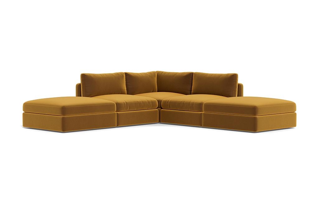 Tatum Modular Corner Sectional with Ottomans - Image 2