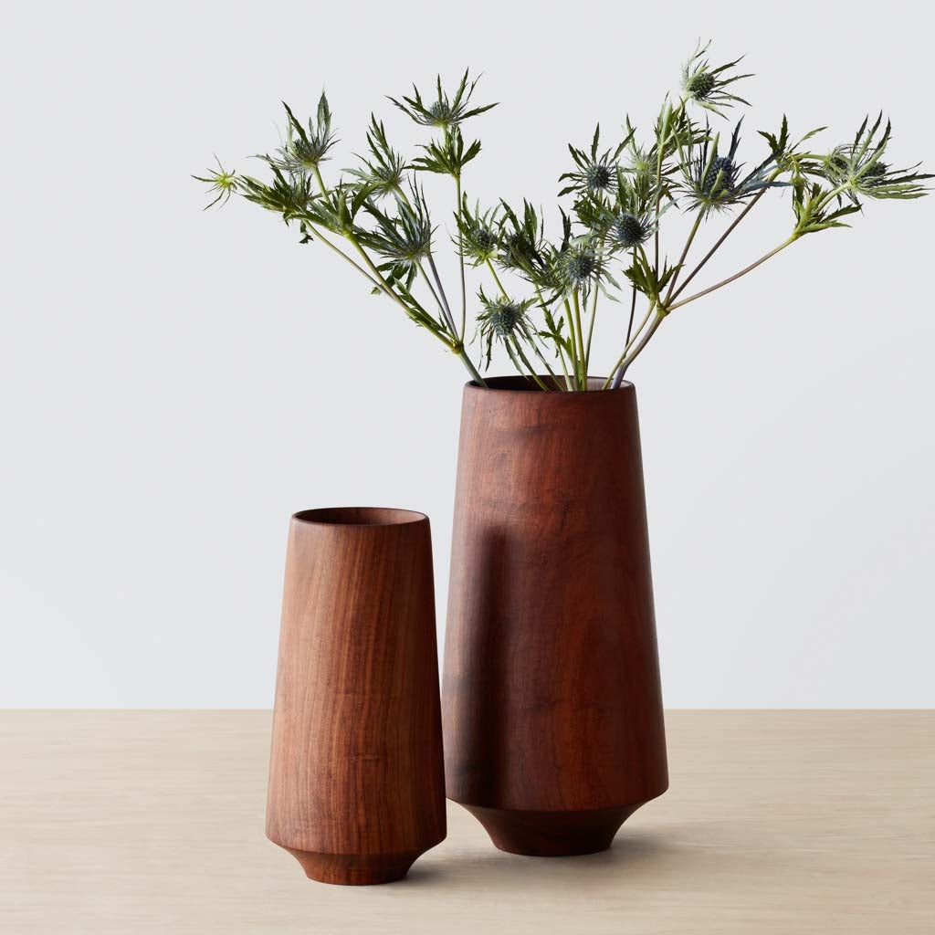 The Citizenry Tikal Wood Vase | White - Image 2