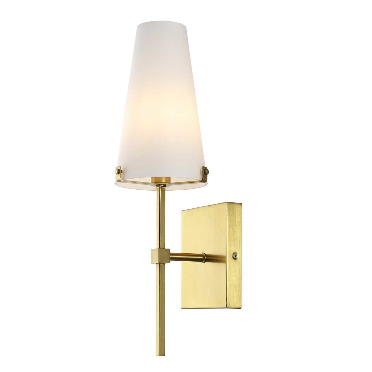 Nanda 6.75" Wall Sconce - Brass - Safavieh - Image 4