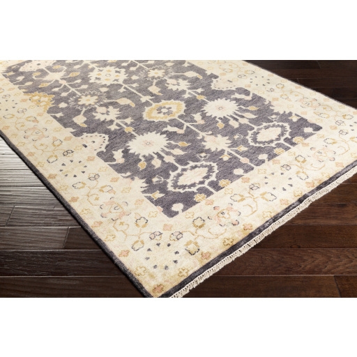Antique Beige Indoor 5'6" x 8'6" Handmade Rug - Image 1