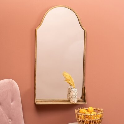 Alaine Beveled with Shelf Wall Mirror - Image 0