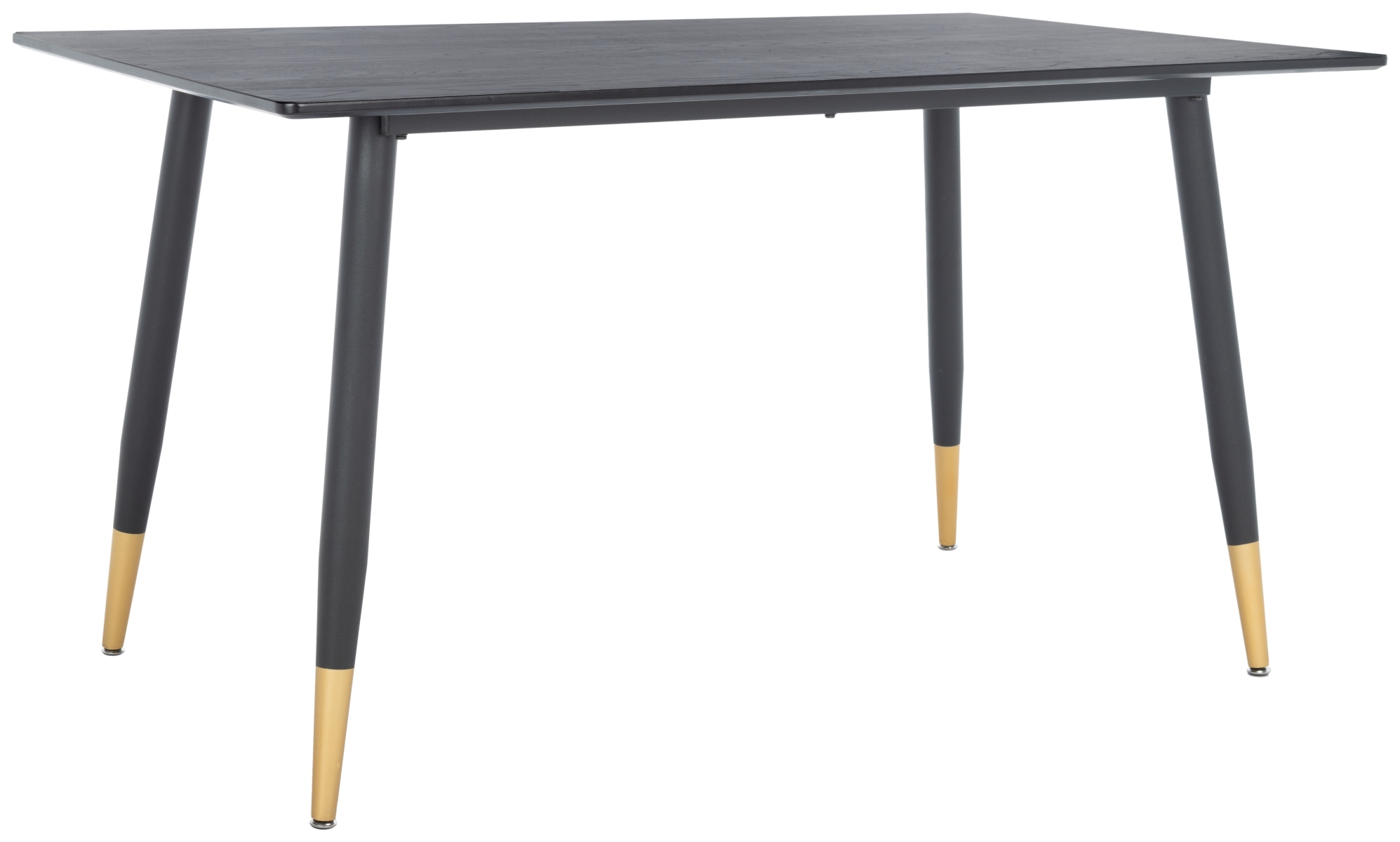 Acre Dining Table - Black / Gold - Safavieh - Image 6
