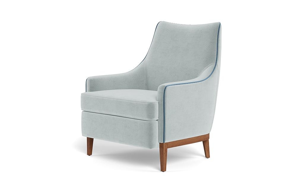 Kingsley Accent Chair with Contrast Piping - Image 2