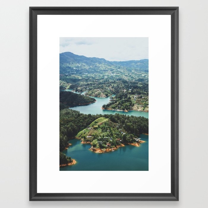 Guatape, Colombia Framed Art Print by Luke Gram - Scoop Black - MEDIUM (Gallery)-20x26 - Image 0
