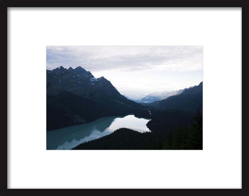 Summer Night on Peyto Lake  by Tracy Zhang for Artfully Walls - Image 0