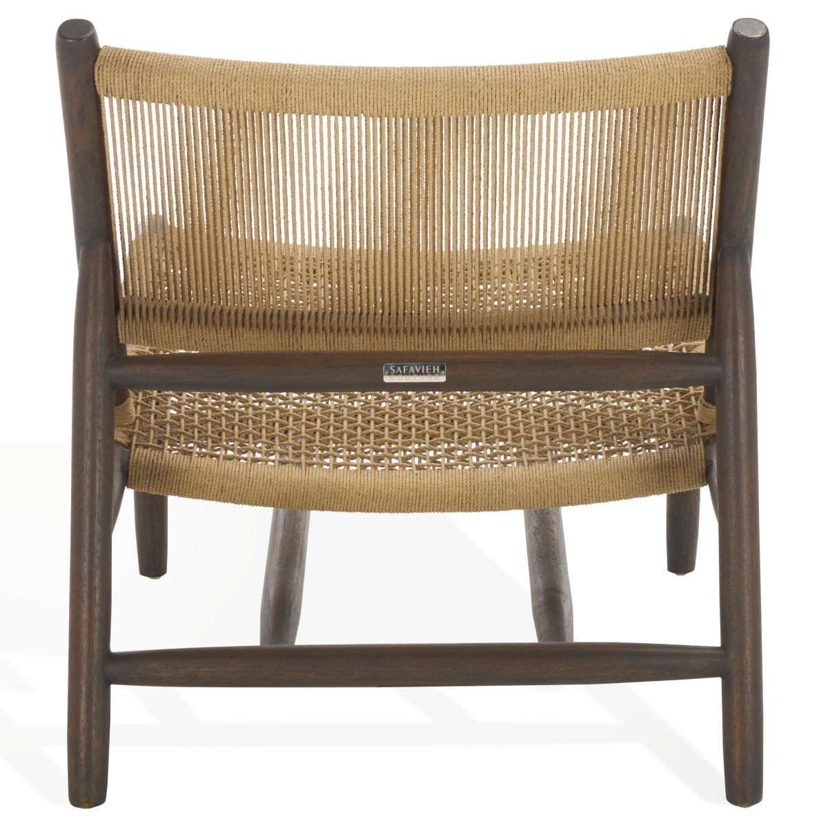 Chyanne Woven Accent Chair - Walnut / Natural - Image 6
