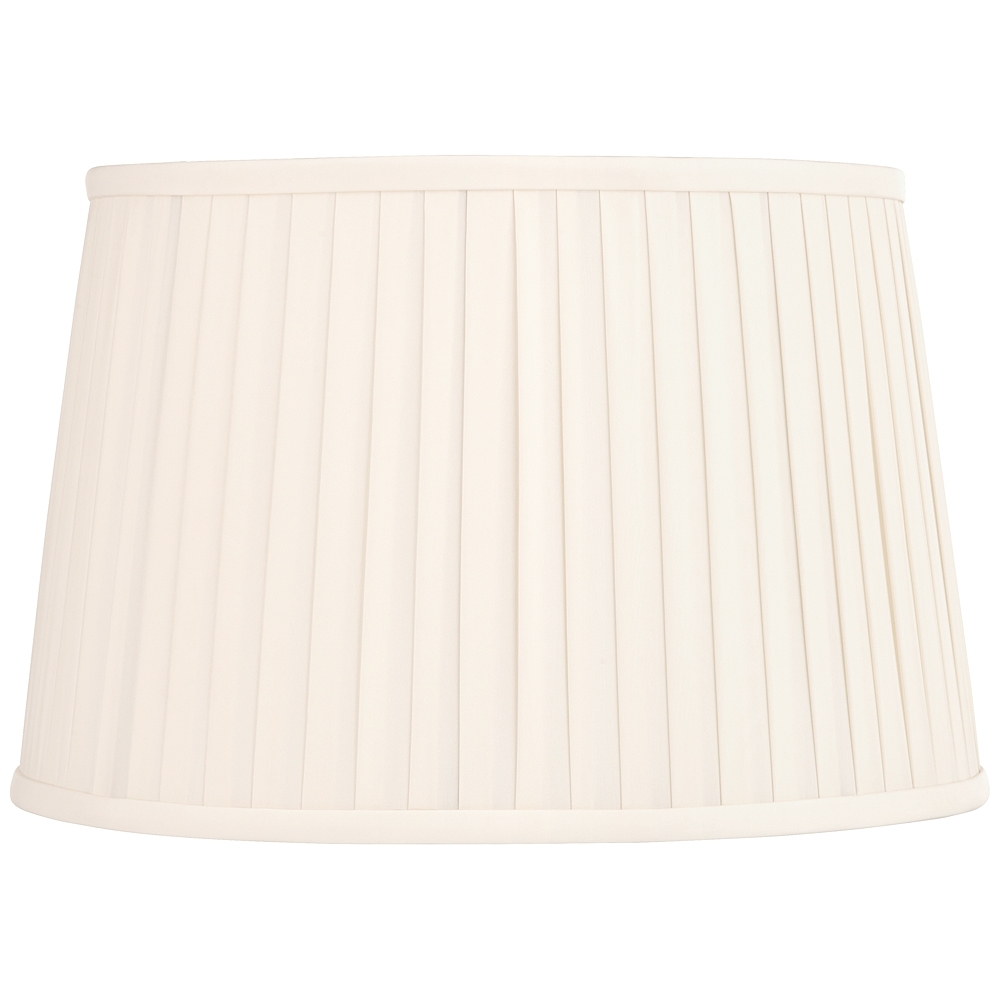 Springcrest Shay Cream Softback Drum Lamp Shade 14x17x11 (Spider) - Image 0