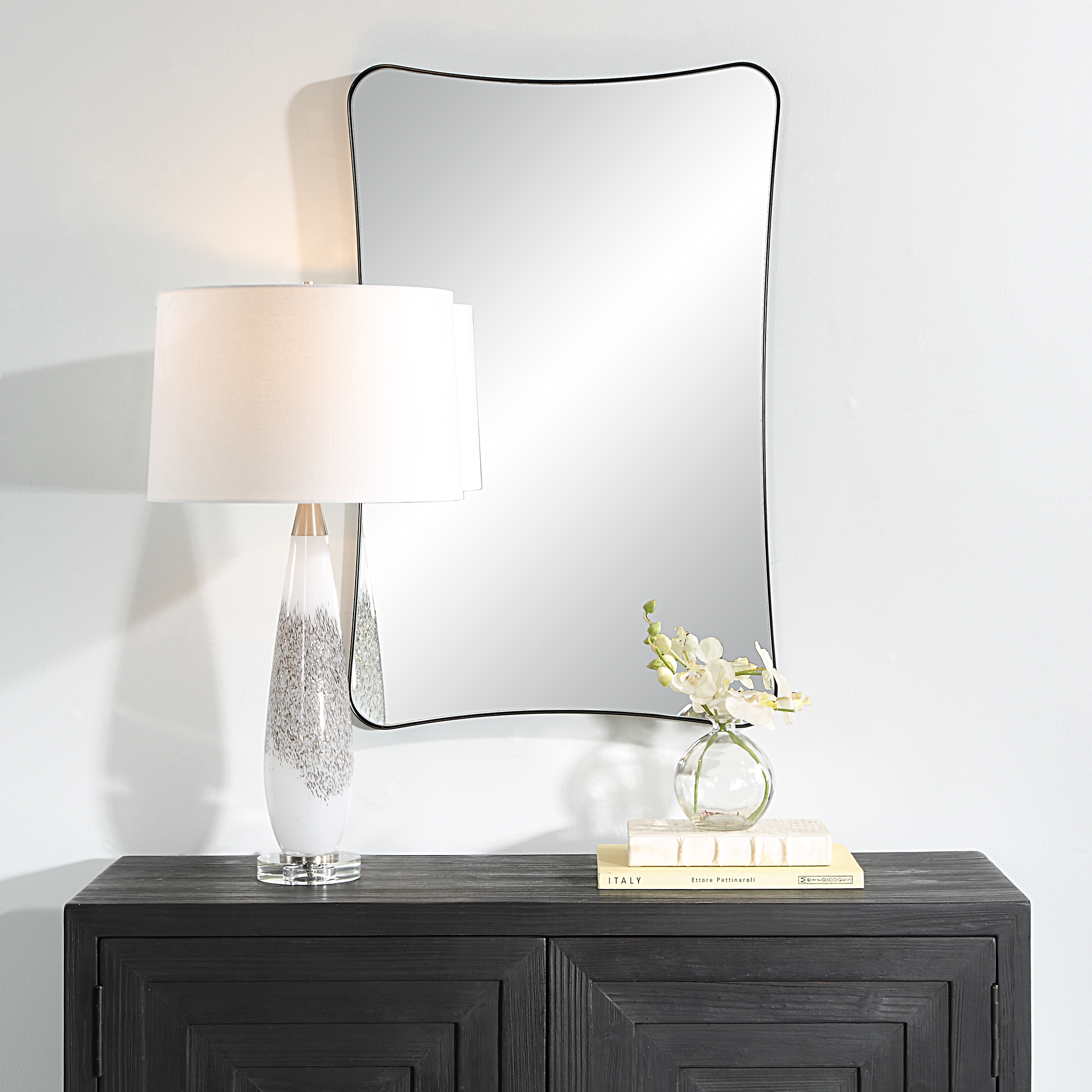 Loudon Black Vanity Mirror - Image 2