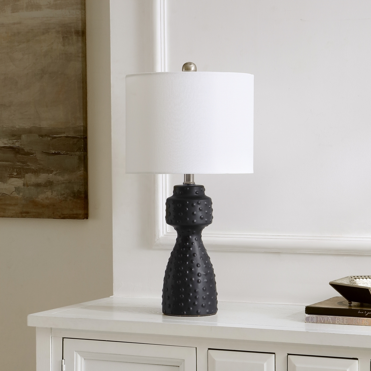Theory 22 Inch Table Lamp - Black - Safavieh - Image 1