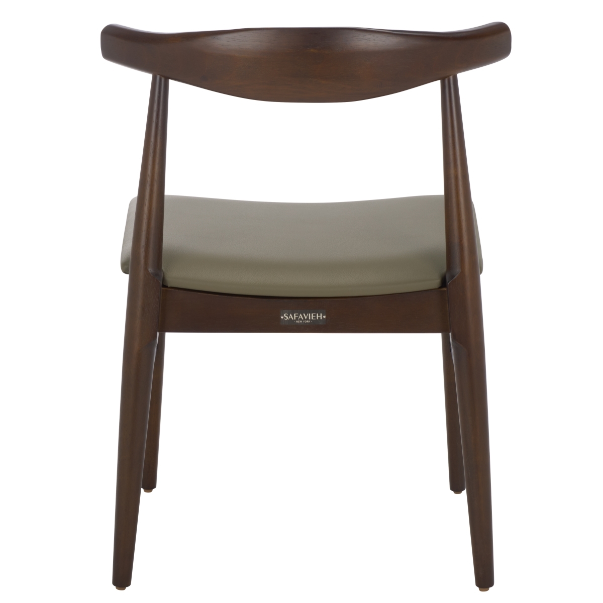 Elbow Dining Chair - Olive / Espresso - Image 7