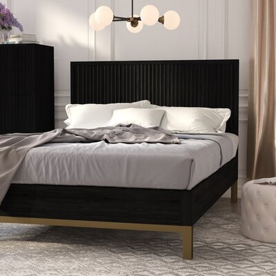 Solid Wood Low Profile Platform Bed - Image 0