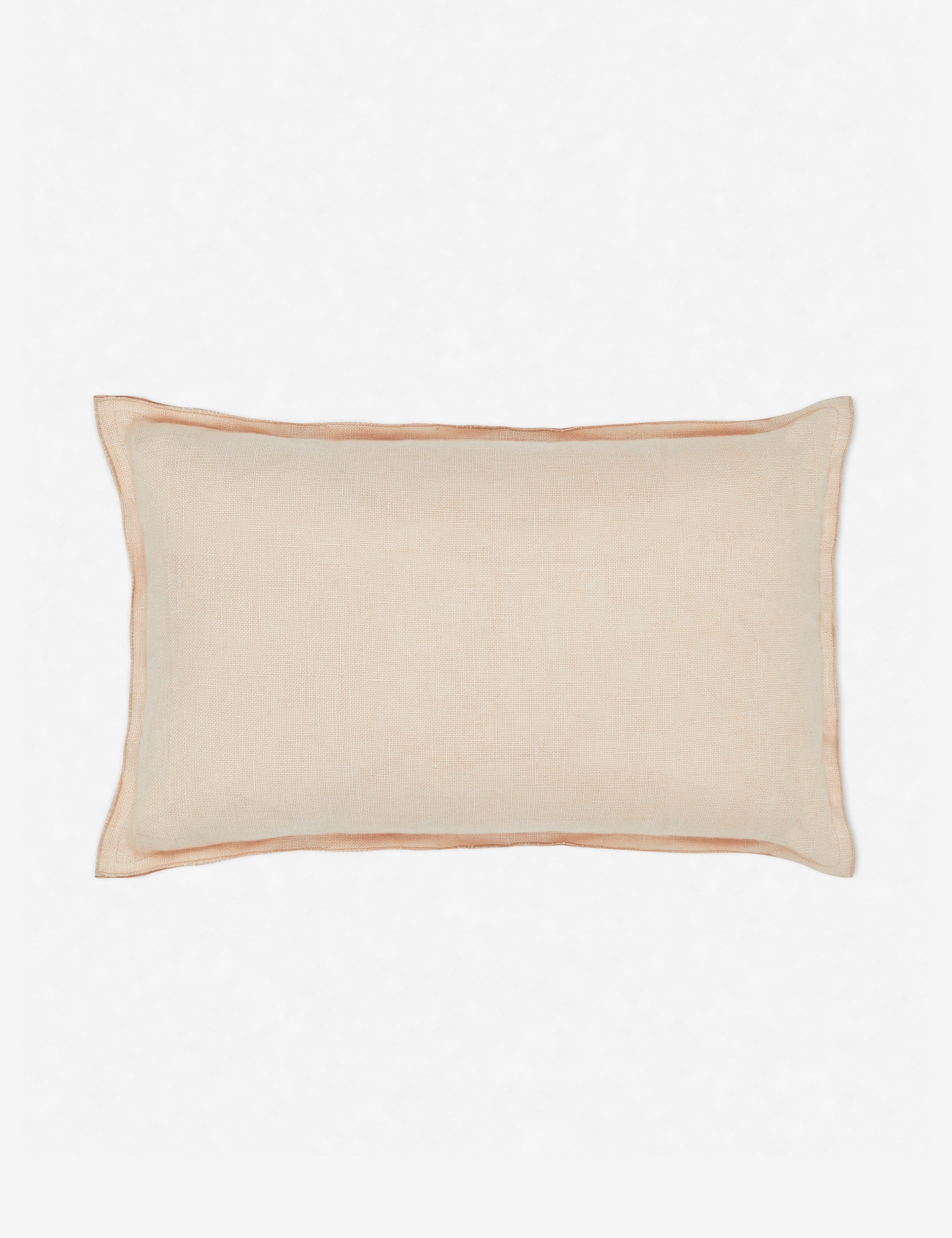 Arlo Linen Lumbar Pillow, Blush - Image 2