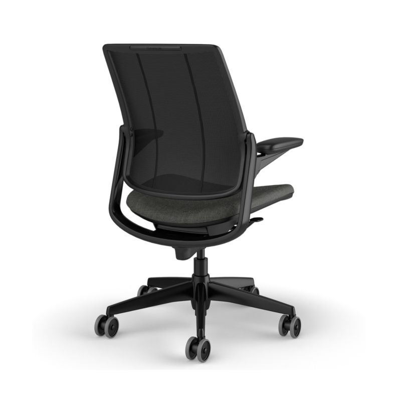 Humanscale ® Smart Ocean Grey Wool Office Chair - Image 3