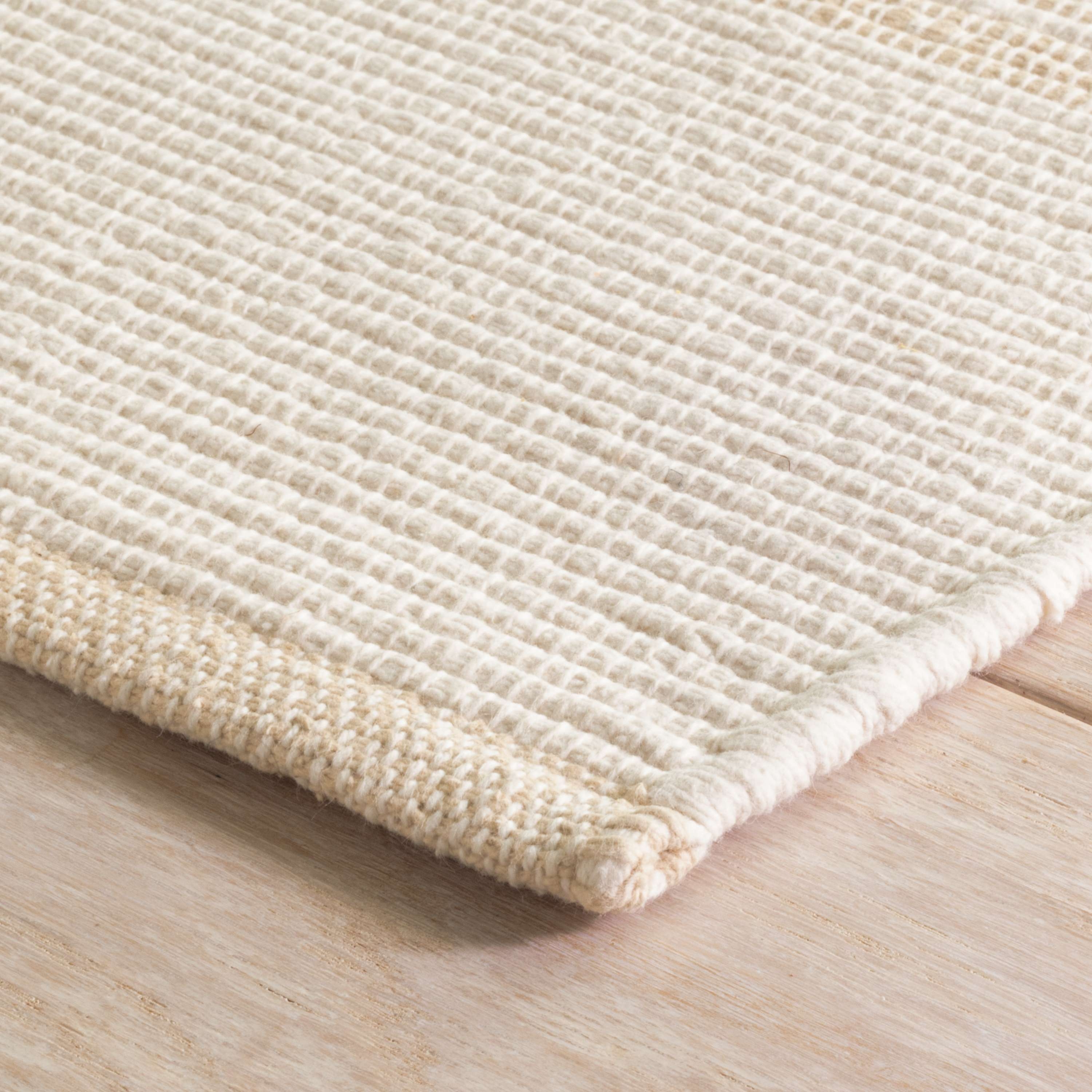 La Mirada Wheat Handwoven Cotton Rug - Image 2