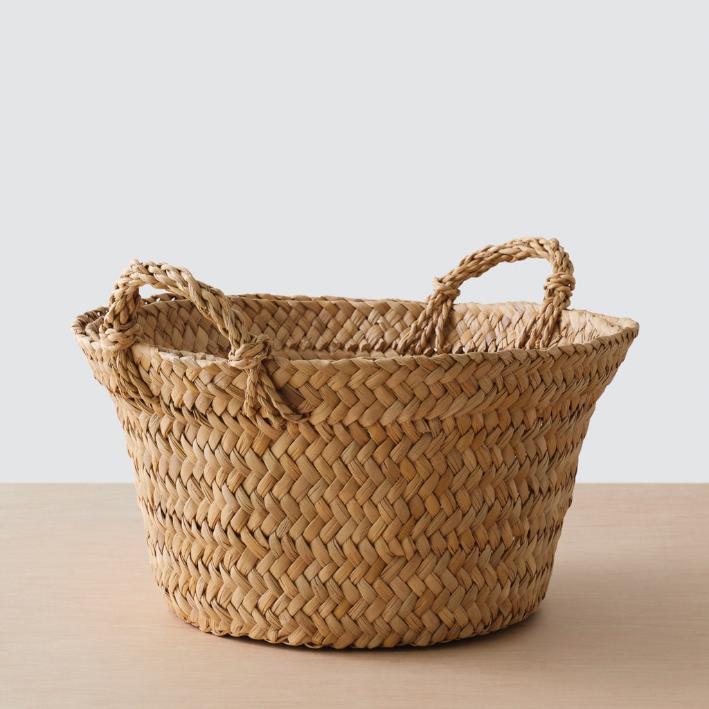 The Citizenry Totora Floor Basket | Large | Brown - Image 0