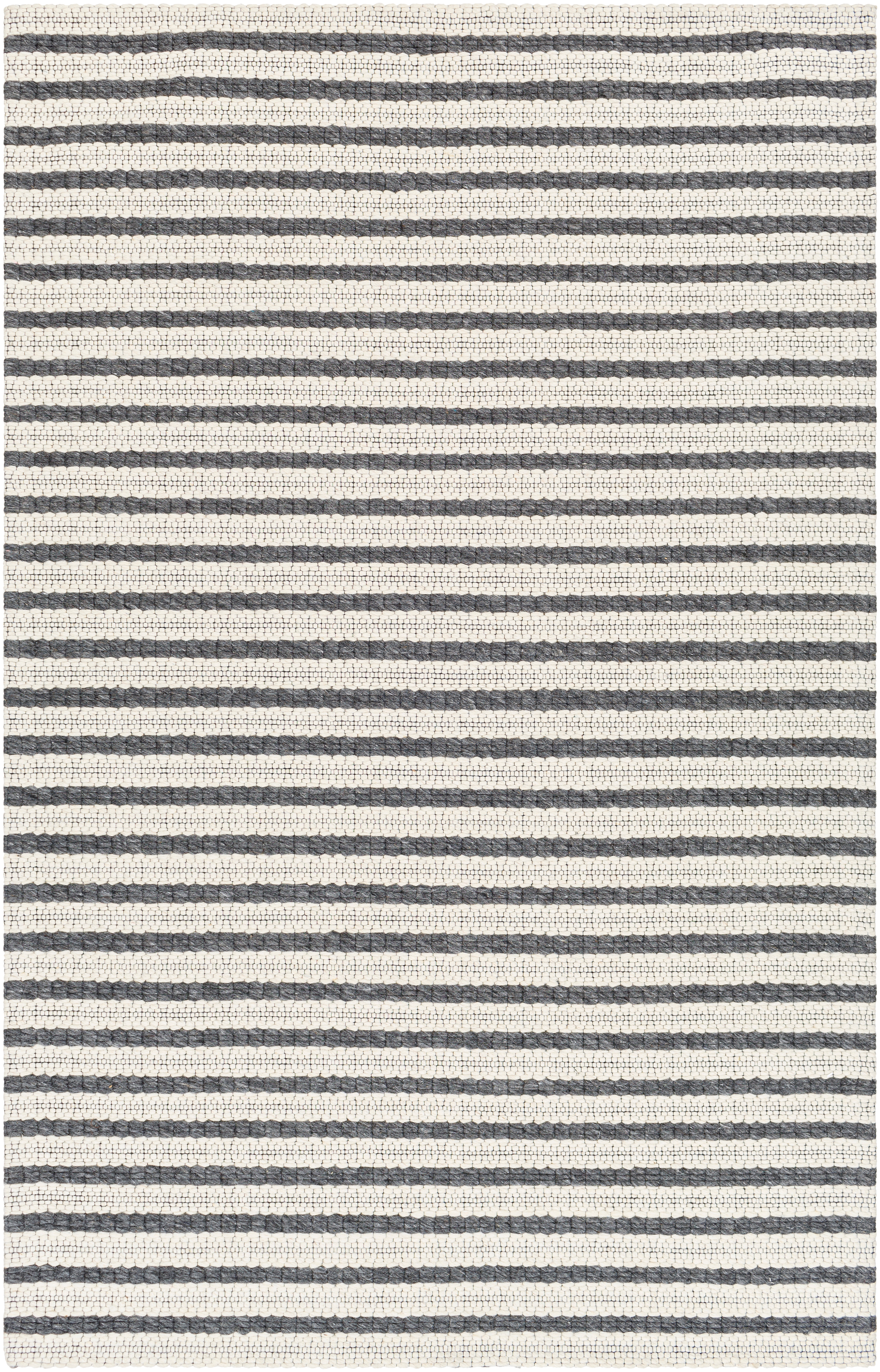 Empoli White Indoor 5' x 7'6" Handmade Rug - Image 0