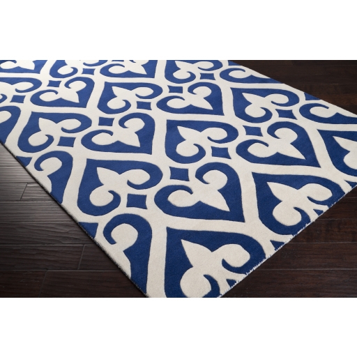 Zuna Blue Indoor 9' x 13' Handmade Rug - Image 2