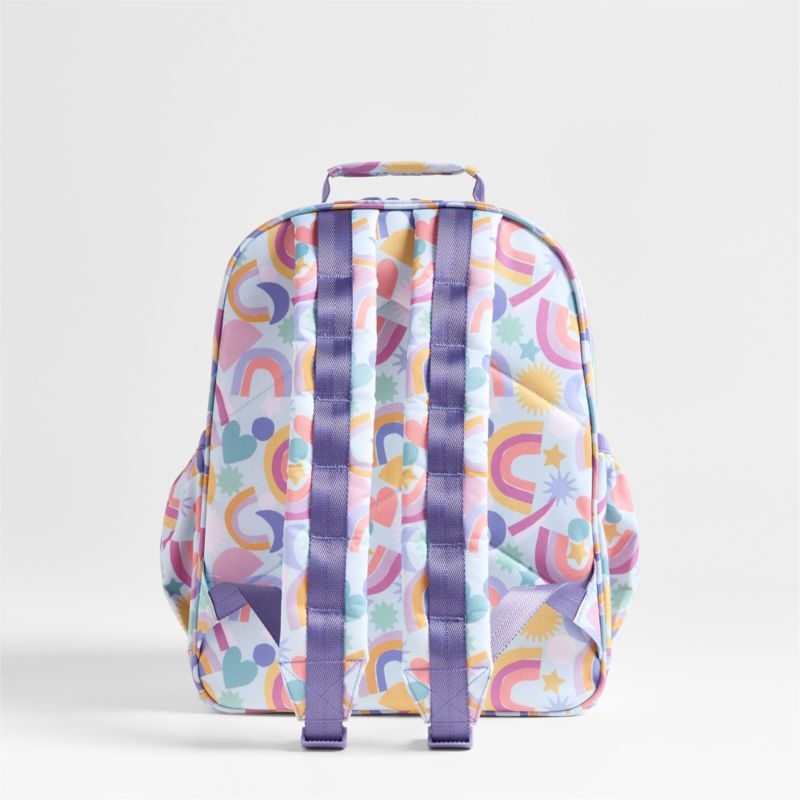 Dreamer Rainbow Dreams Medium Kids Backpack with Side Pockets - Image 1
