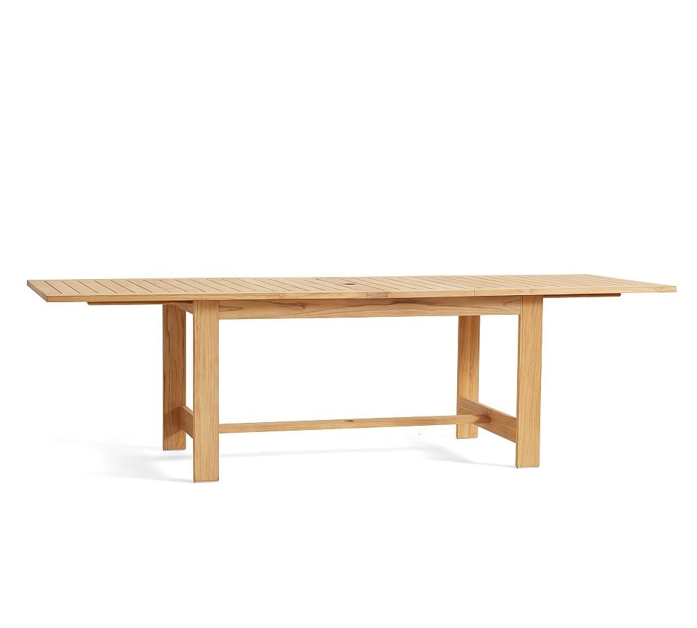 Malibu FSC(R) Teak 75" Extending Outdoor Dining Table - Image 0