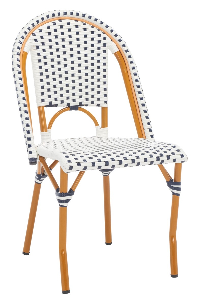 California Side Chair - White/Navy - Safavieh - Image 7