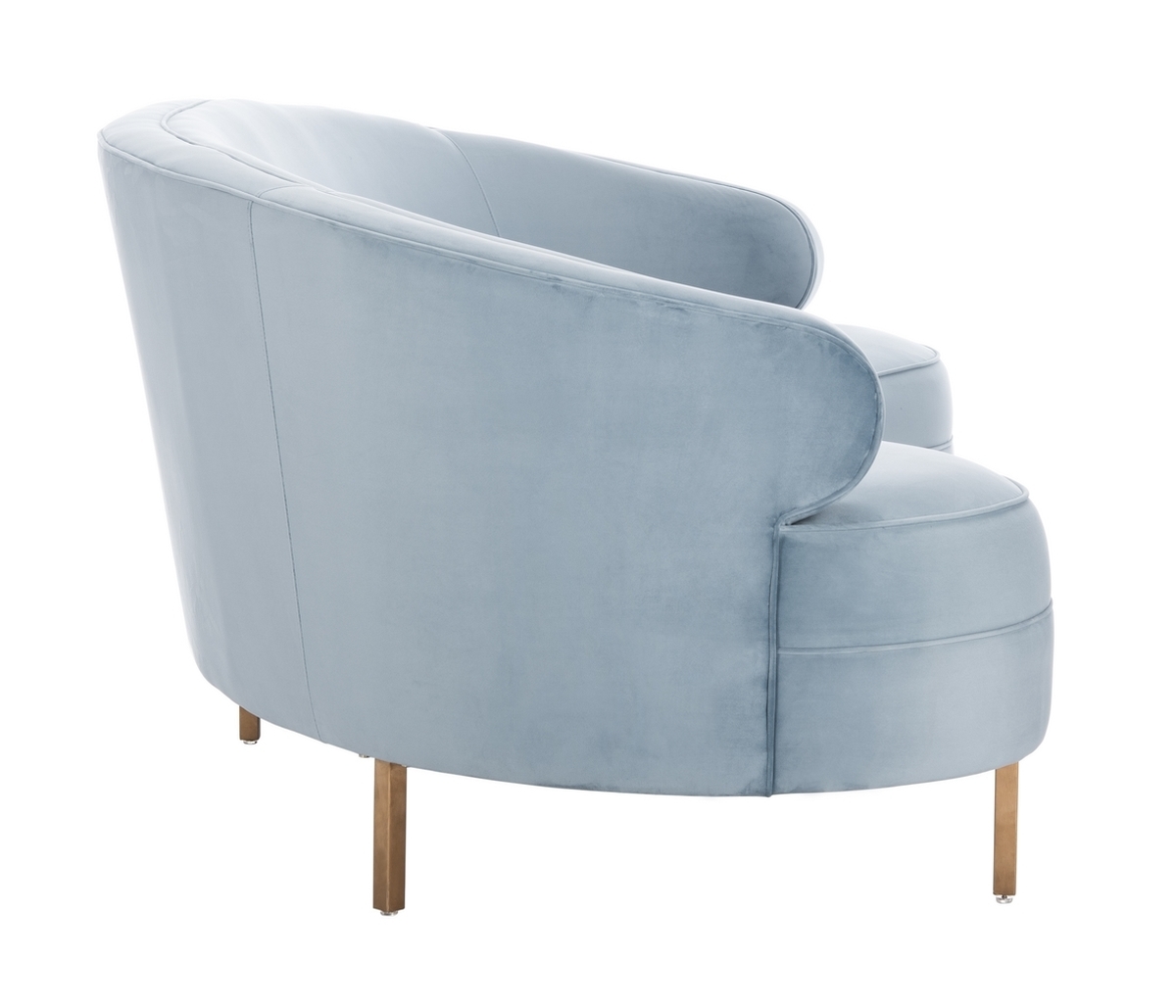 Primrose Curved Sofa - Light Blue - Safavieh - Image 5
