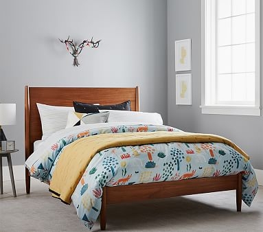 west elm x pbk Mid-Century Bed, Acorn, Twin, In-Home Delivery - Image 2