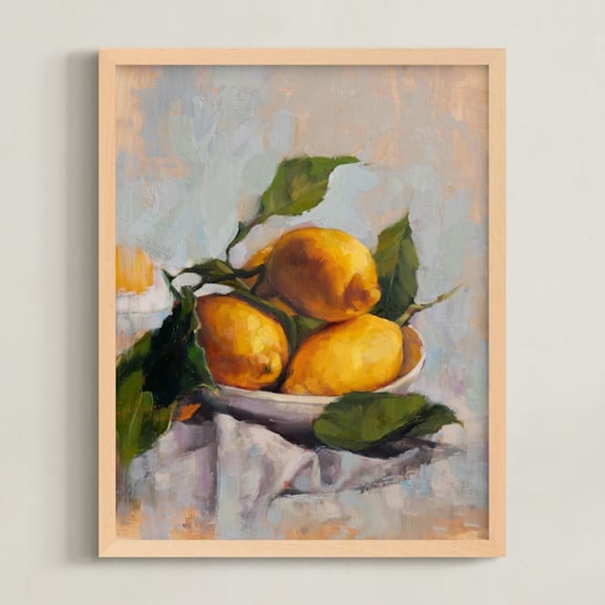 Bowl Of Lemons Limited Edition Fine Art Print 2 - Image 0