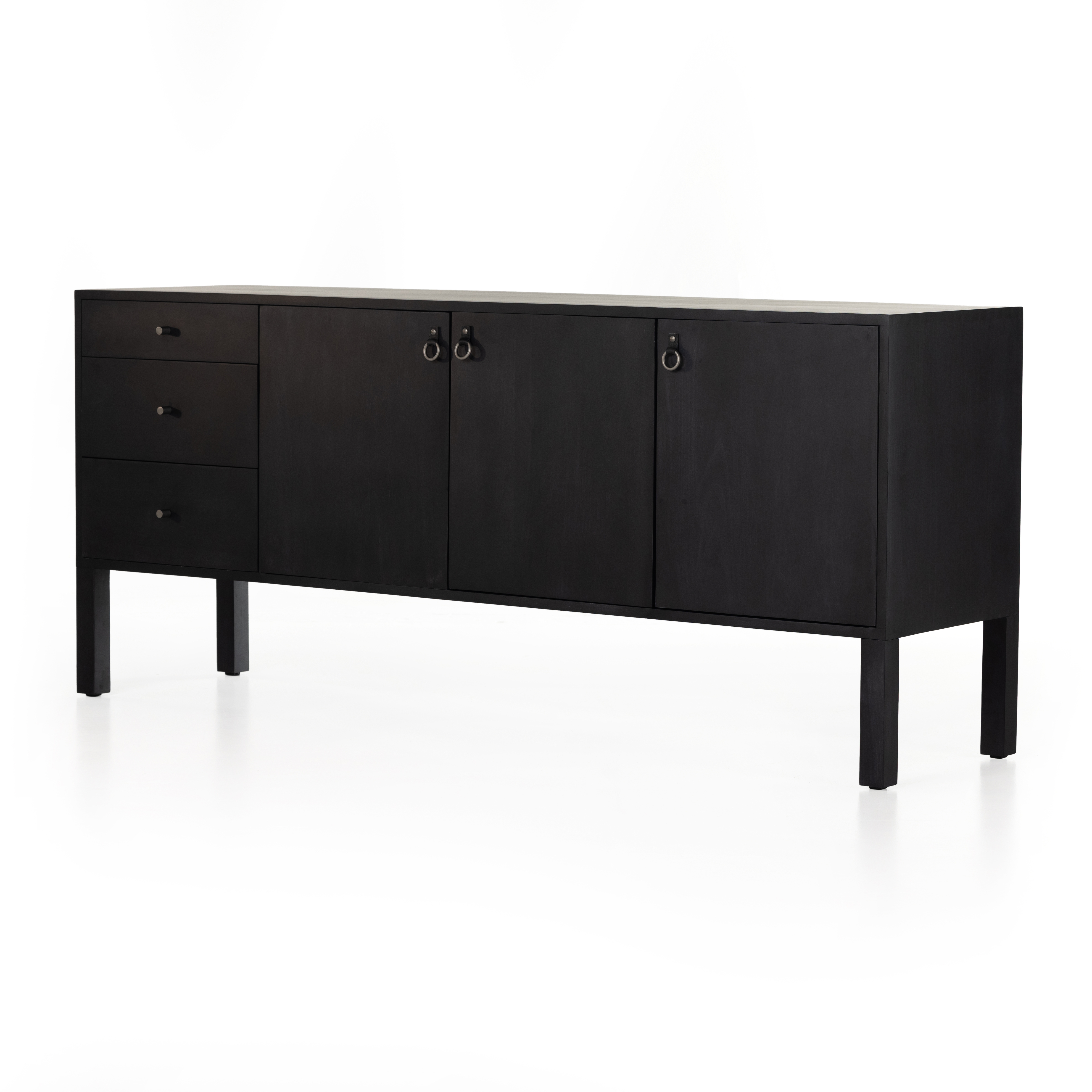 Isador Sideboard-Black Wash Poplar - Image 0