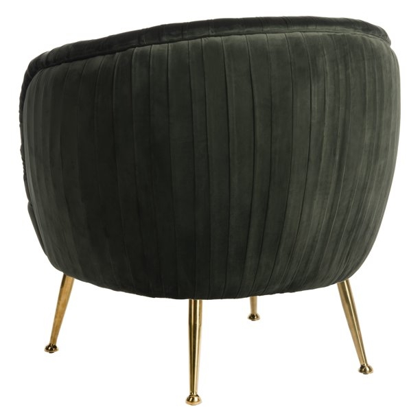 Ottillia Shell Accent Chair - Olive Green - Arlo Home - Image 4