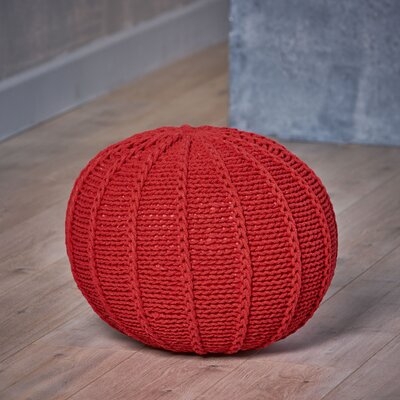 Morrow Knitted Pouf - Image 0