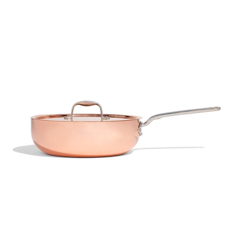 Made In Copper 5.2-Qt. Saucier - Image 3