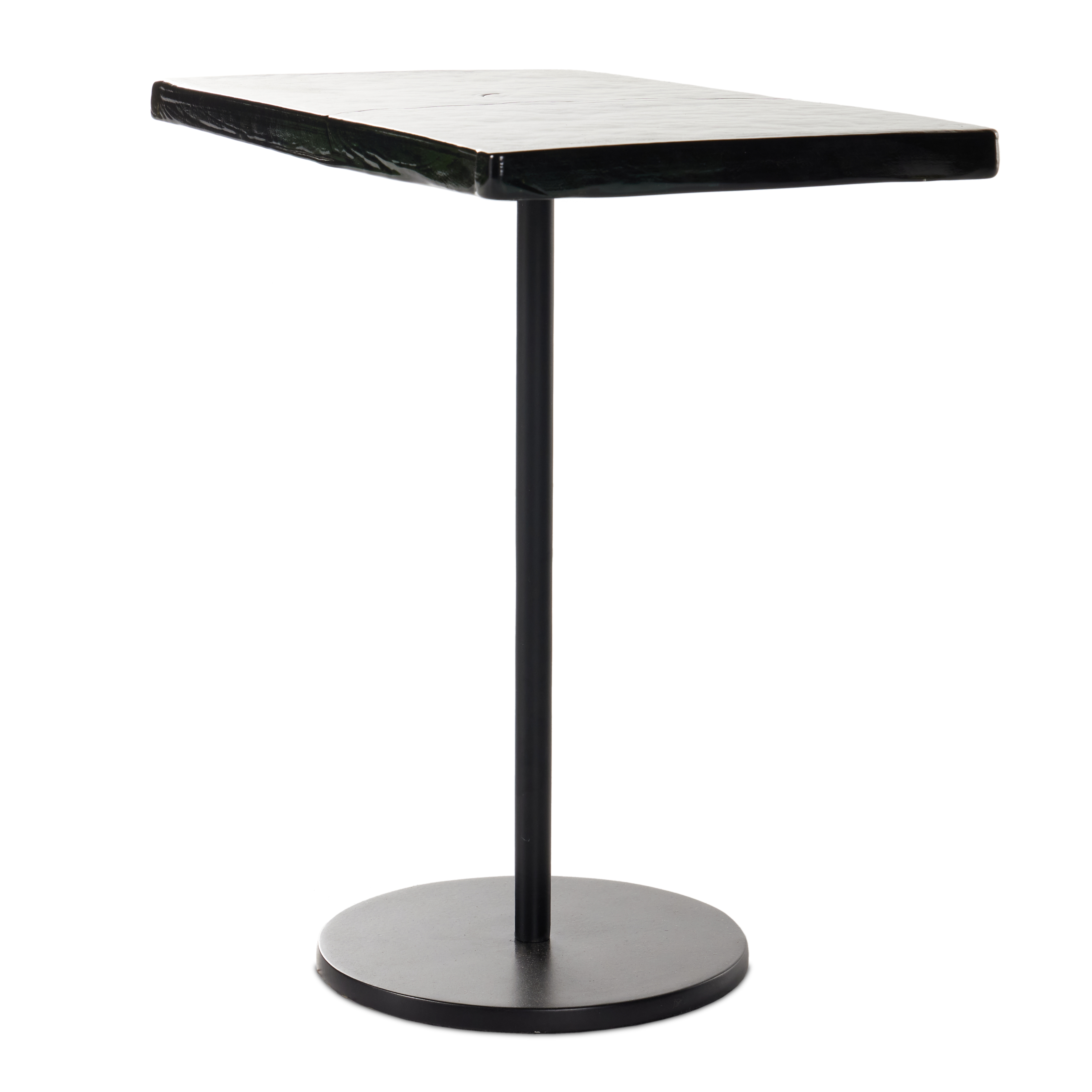 Zevon End Table-Moss Cast Glass - Image 3