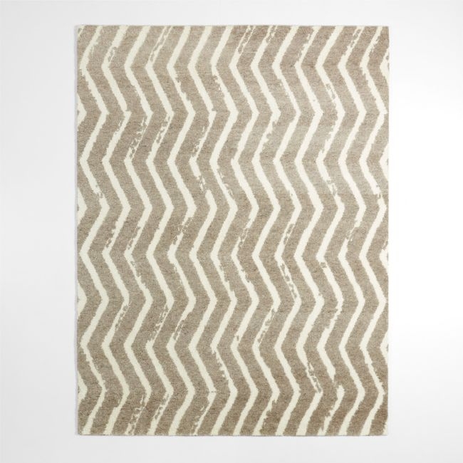 Formentera Wool Hand-Knotted Ivory Area Rug 10'x14' - Image 0