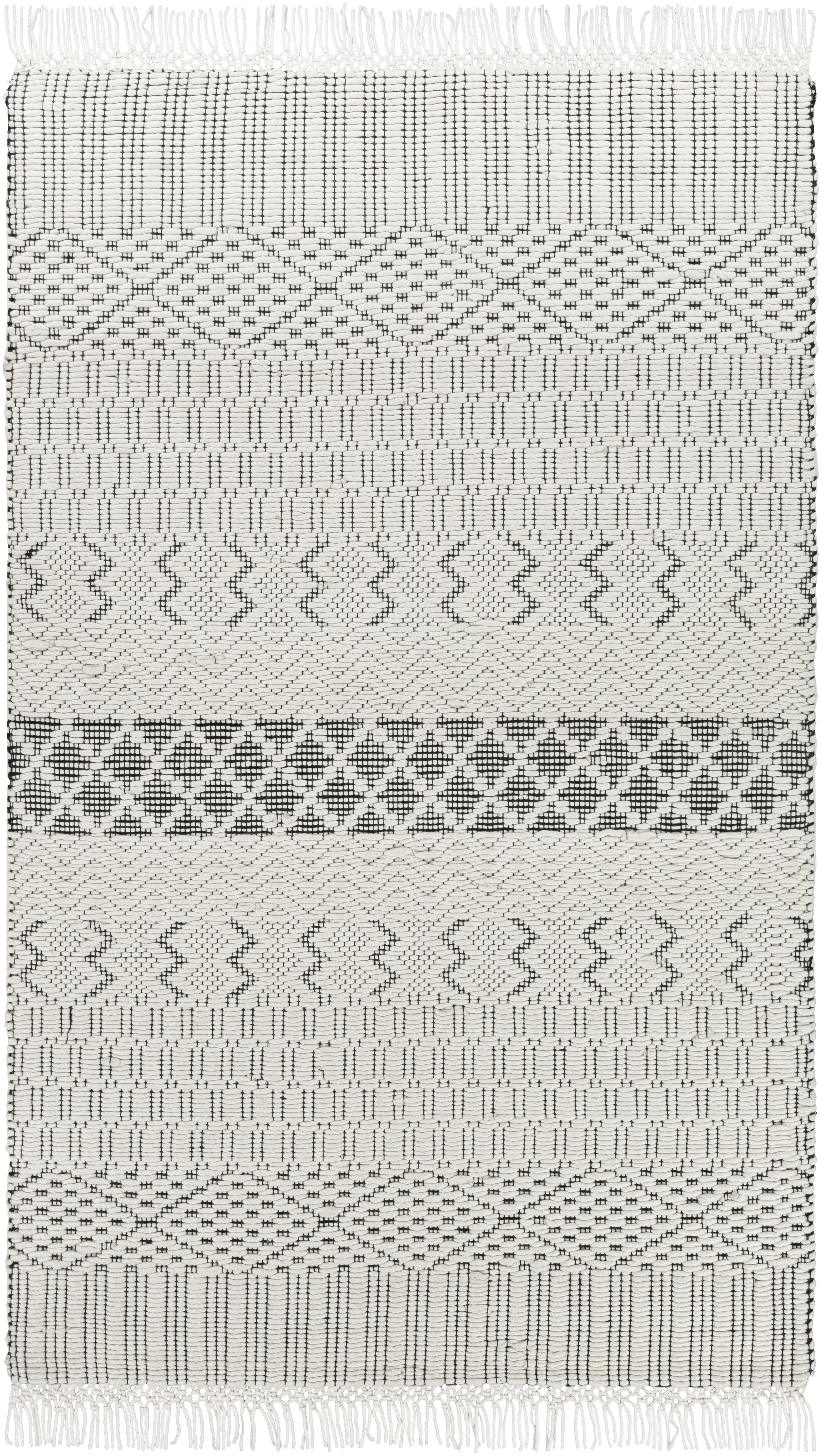 Saint Clair Beige Indoor 6' x 9' Handmade Rug - Image 0